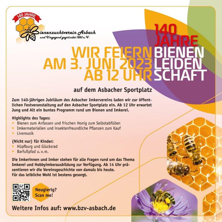 140-Jahre-BZV-Asbach 140 Jahre Bienenleidenschaft